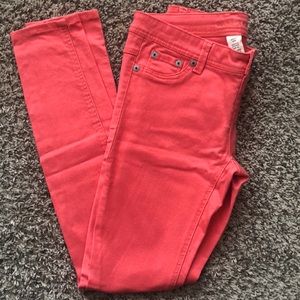 Wet seal jeans. Faux front pockets